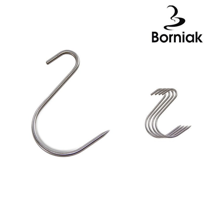 Asymmetriske S kroge - 5 stk. pr. pakke