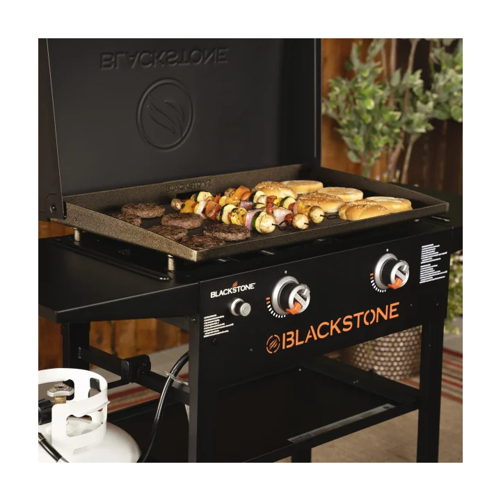 BlackStone 28" Grillplade m/låg  med bord. Incl fragt i Danmark
