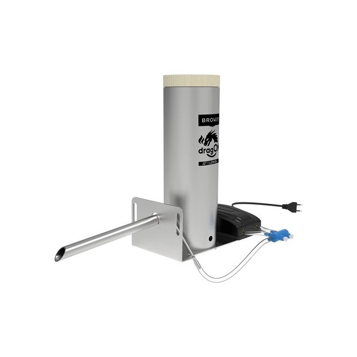 Røggenerator med luftpumpe. Lang rør)