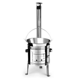 Grydekomfur Rustfast. med 14 ltr gryde