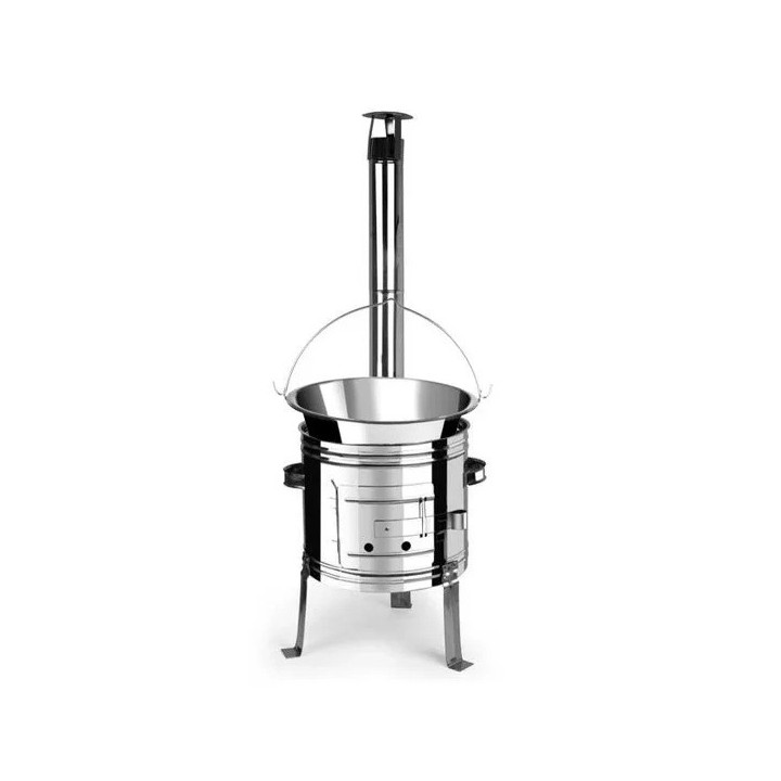 Grydekomfur Rustfast. med 14 ltr gryde