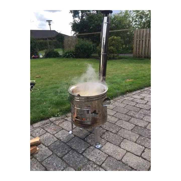Grydekomfur Rustfast. med 14 ltr gryde