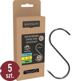 S-formede kroge spidse (3 mm × 100 mm) – 5 stk