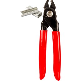 Klemmetang til spegepølser Incl 60 stk clips.