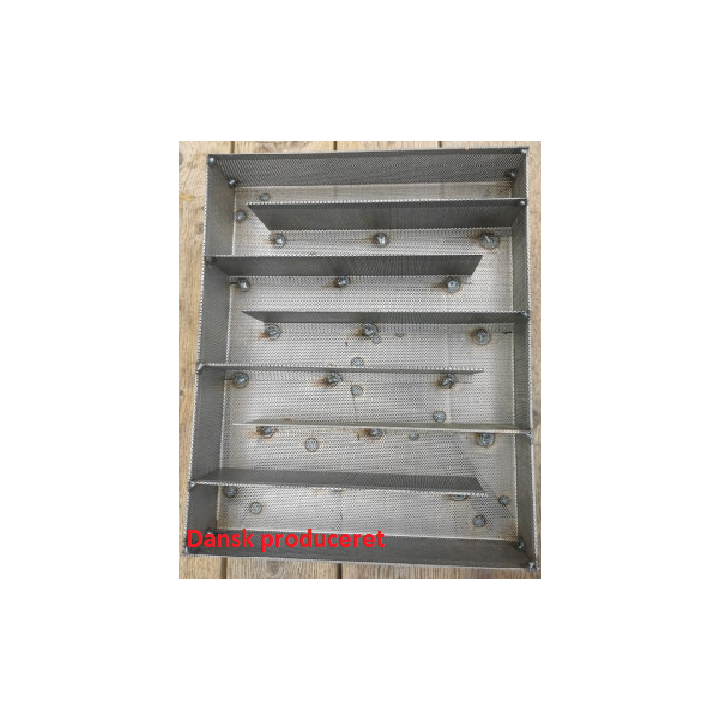 Labyrint 30*30*6 cm udv Rustfri stål. (Rest ordre til 1/8-2026)